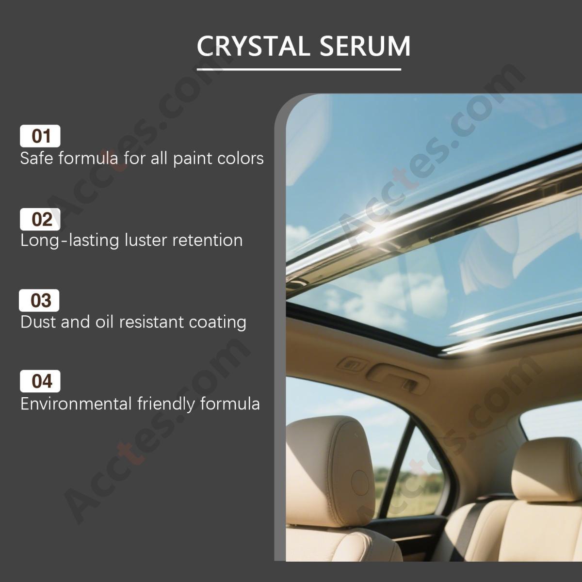 Car Ceramic Coating Kit 100ml Paint Sealant Agent with Towel Sponge Vehicle Paint Care Protection Set
