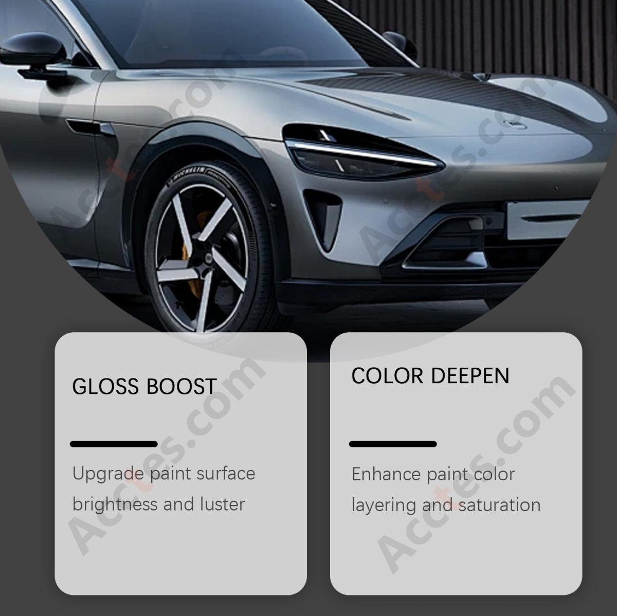 Car Ceramic Coating Kit 100ml Paint Sealant Agent with Towel Sponge Vehicle Paint Care Protection Set