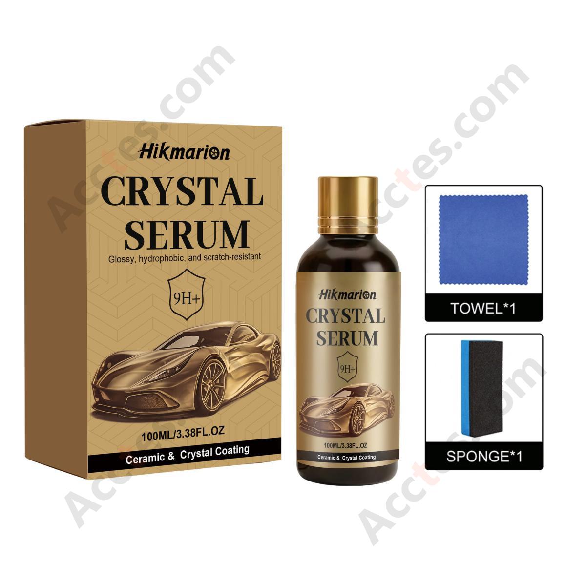 Car Ceramic Coating Kit 100ml Paint Sealant Agent with Towel Sponge Vehicle Paint Care Protection Set