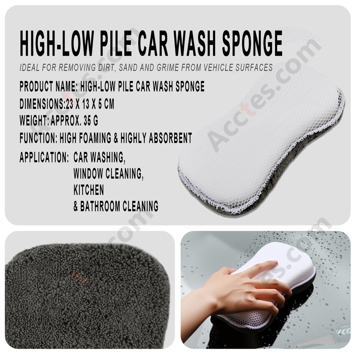 9Pcs Gray Car Washing Cleaning Kit With Brush Sponge Towel Glove In PVC Bag Package