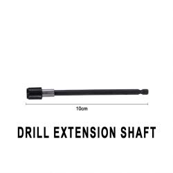 Extended Straight Shaft For Drill‑Mounted Car Cleaning Brush Attachment
