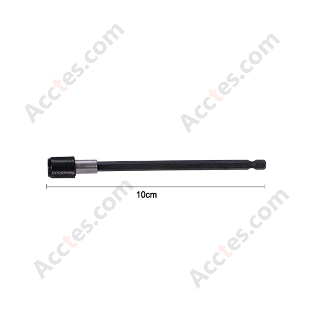 Extended Straight Shaft For Drill‑Mounted Car Cleaning Brush Attachment