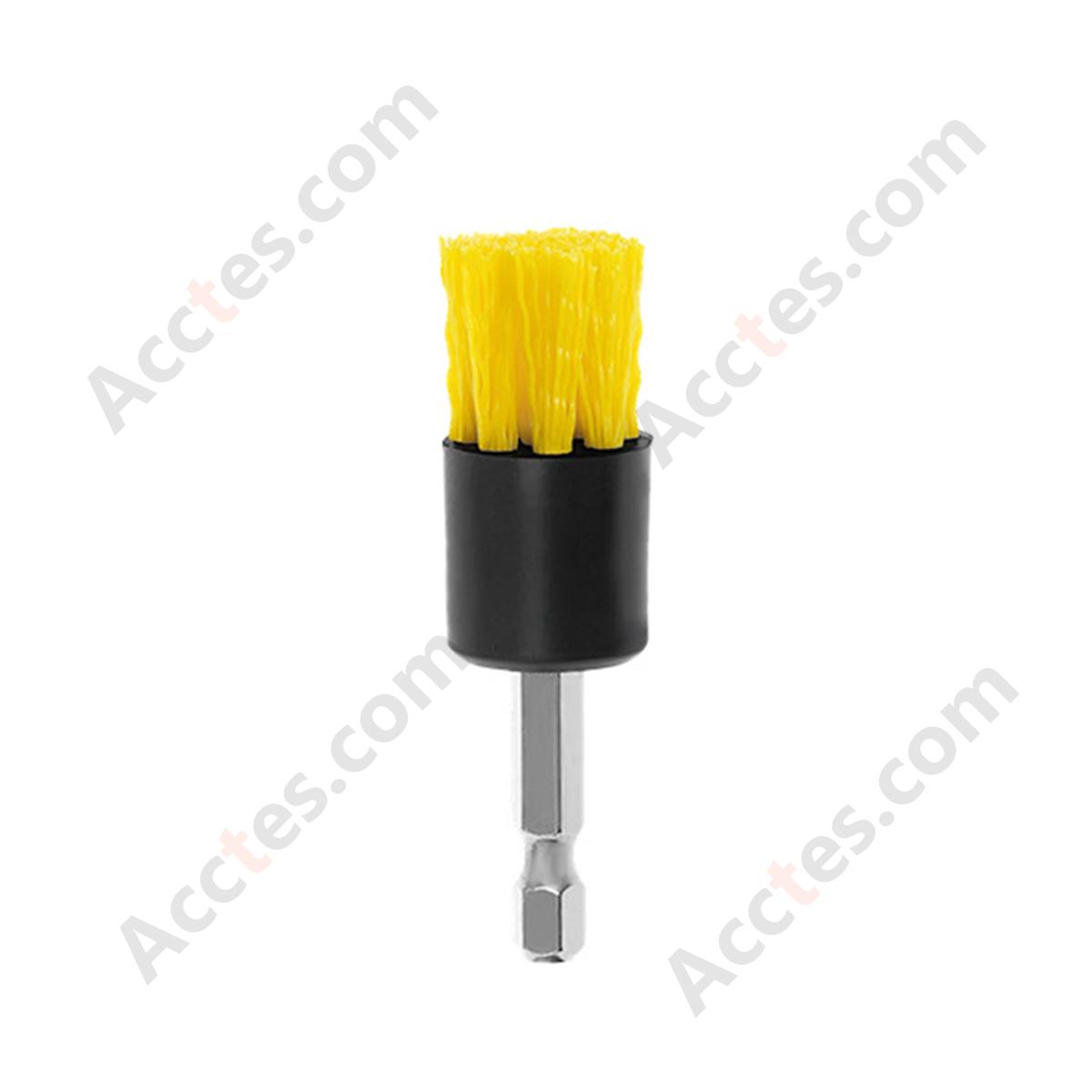 0.75 Inch Flat Cleaning Brush Attachment For Power Drill Car Detailing Work