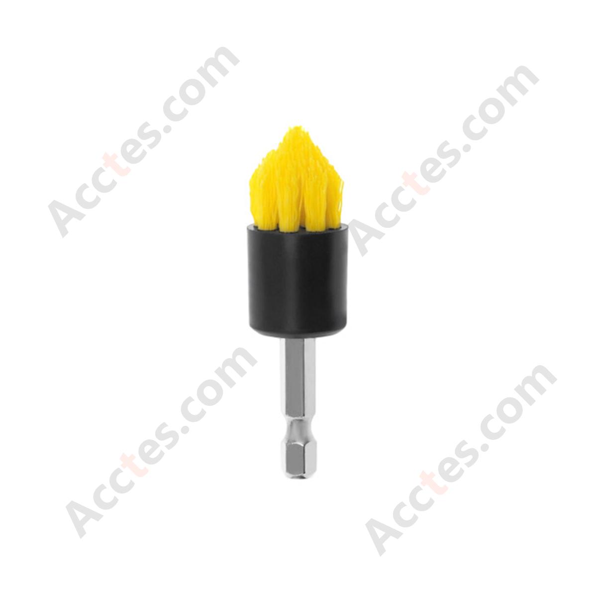 0.75 Inch Tapered Cleaning Brush Attachment For Power Drill Auto Detailing