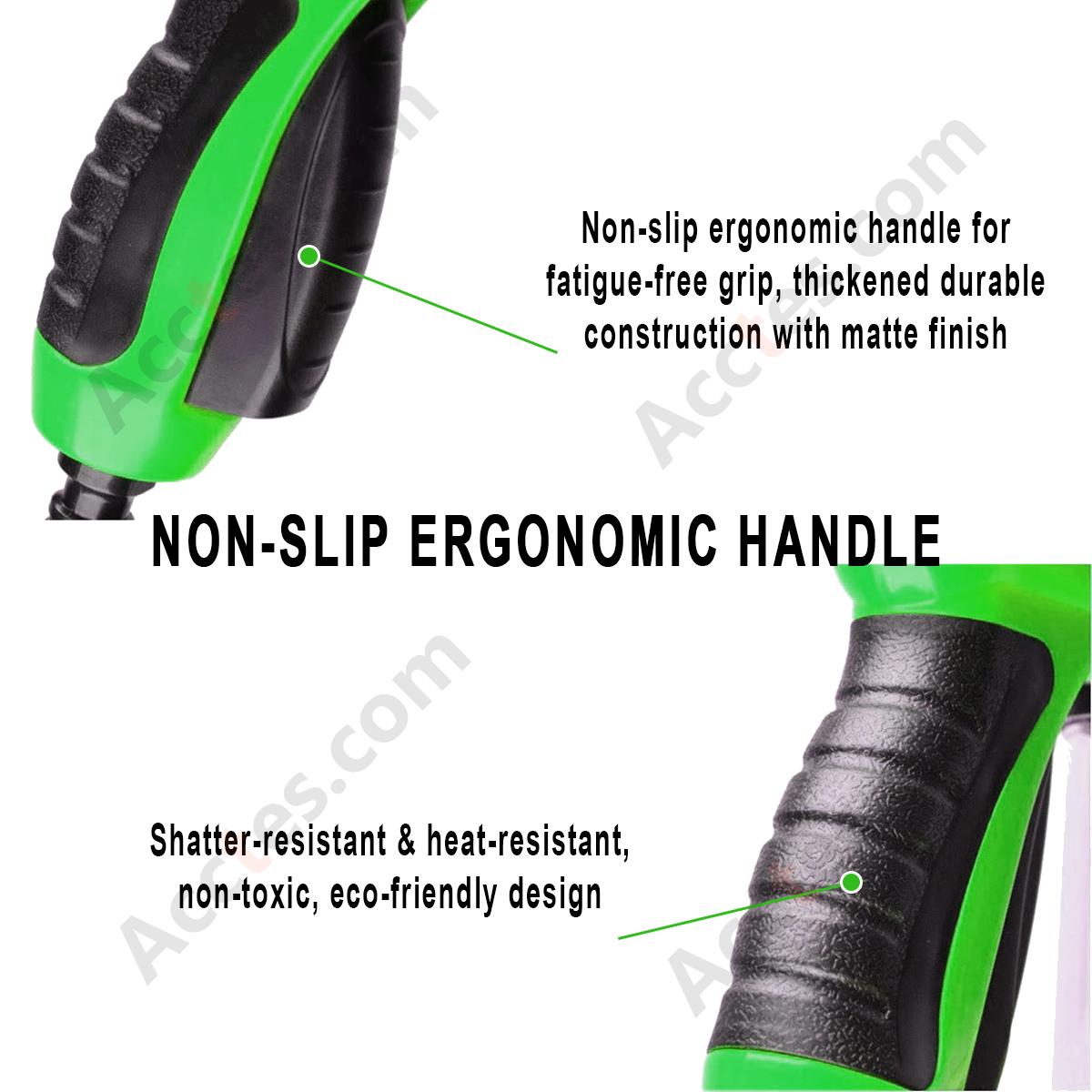 Green 8‑in‑1 Foam High Pressure Car Wash Gun Multi‑Spray Mode Household Vehicle Cleaning Tool