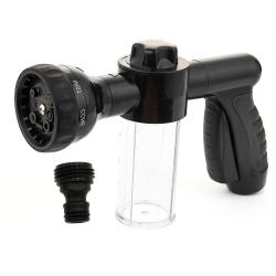Black 8‑in‑1 Foam High Pressure Car Wash Gun Multi‑Function Household Vehicle Washing Accessory