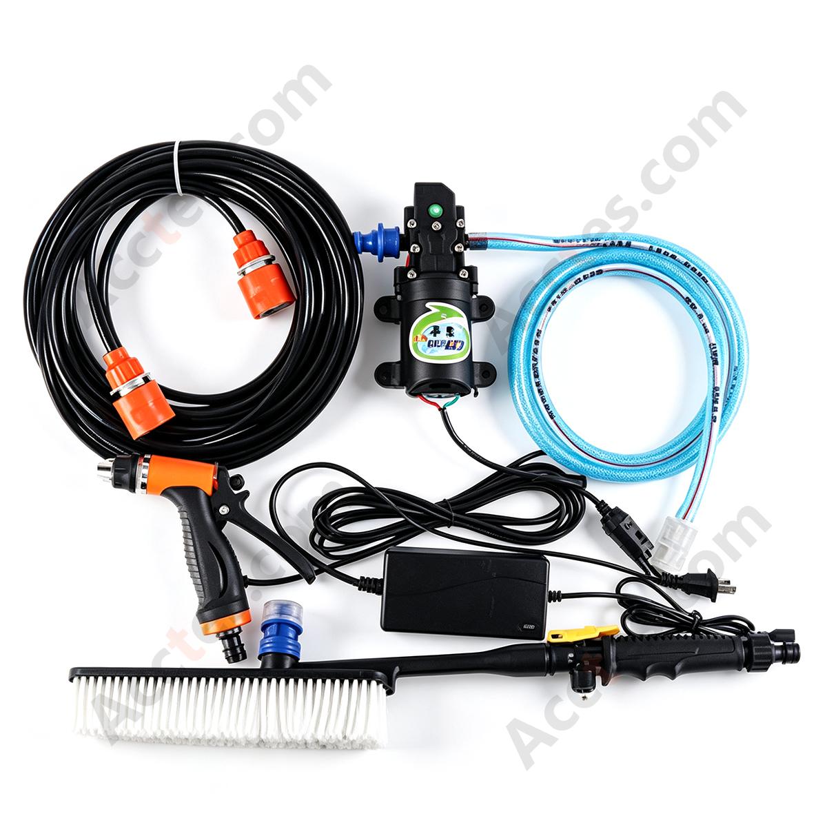Household Car‑Mounted Self‑Priming Electric Car Washer Multi‑Function Nano Spray Gun Kit 4 Vehicle Washing Tool