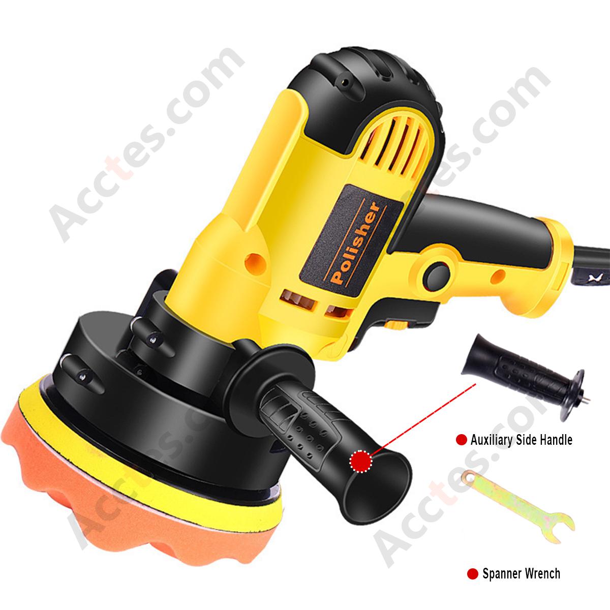 Hand‑Held Portable Electric Car Polisher Waxer Glazing Machine EU Standard Kit Auto Beauty Accessories