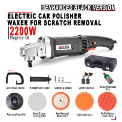 2200W Enhanced Black Electric Car Polisher Waxer Flagship Kit Auto Scratch Repair Polishing Machine