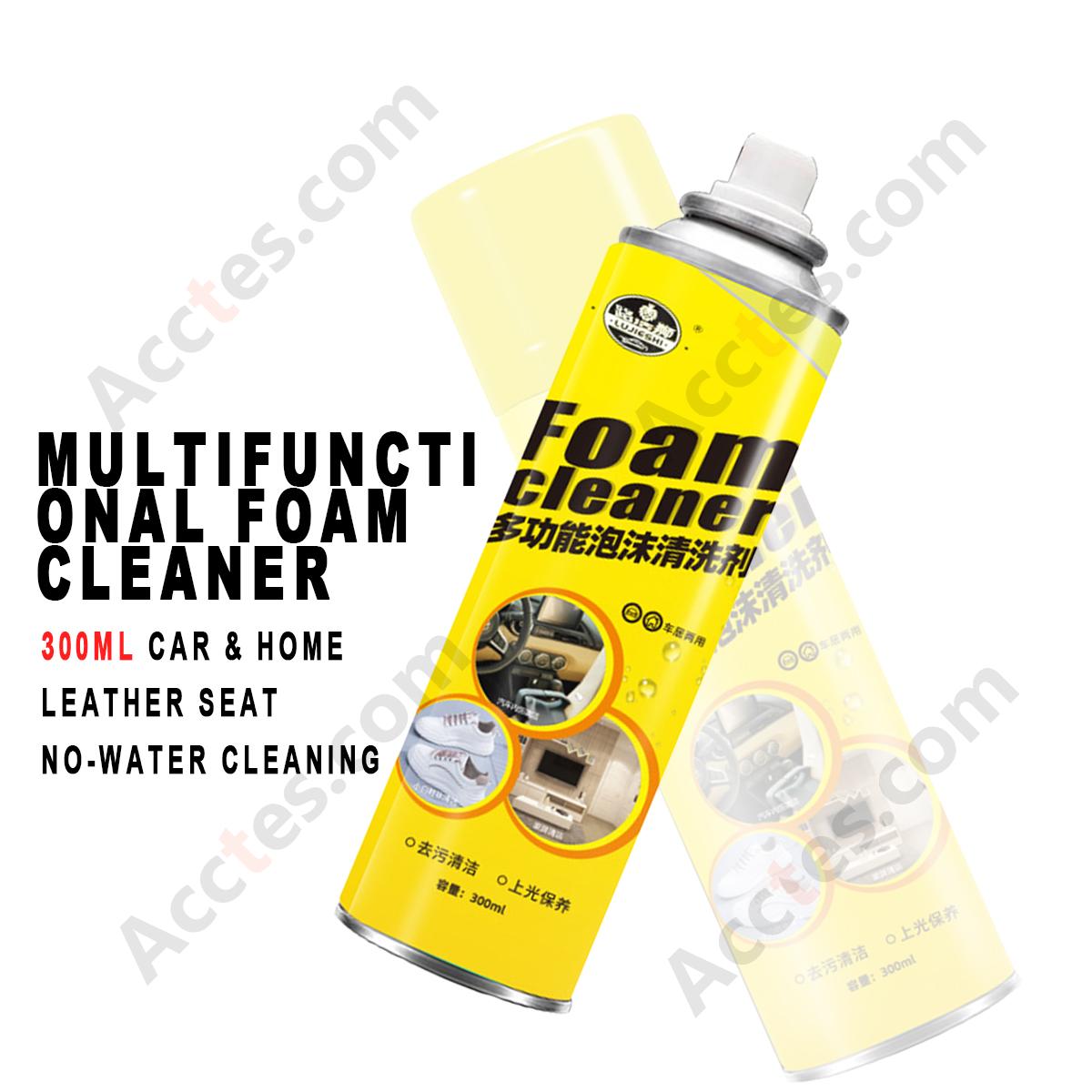 Multifunctional Foam Cleaner 300ml No‑Rinse Car Home Use Leather Seat Interior