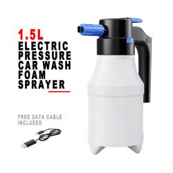 1.5L Electric Pressure Car Wash Foam Sprayer Portable Foam Gun for Vehicle Car Washing