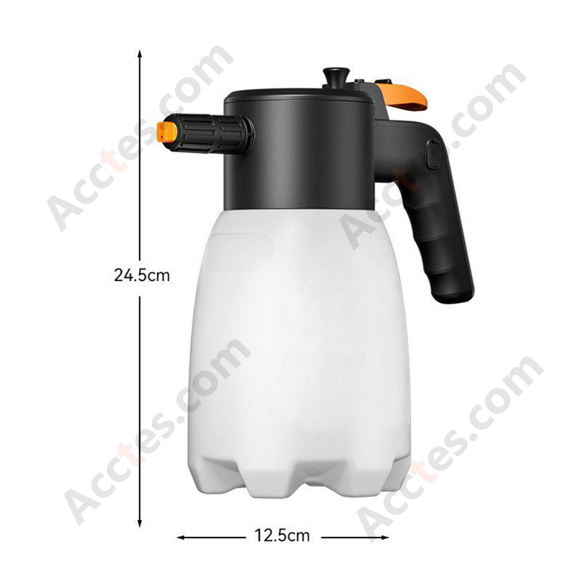 1.8L 3rd Generation Electric Car Wash Foam Sprayer White With Color Box Packaging Vehicle Cleaning Foam Gun