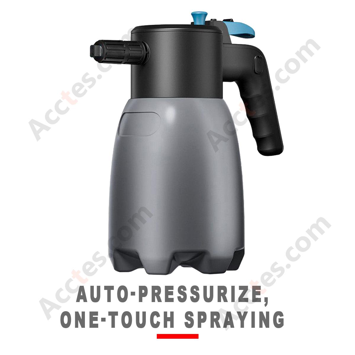 1.8L 3rd Generation Electric Car Wash Foam Sprayer Grey Color Box Packing Portable Auto Foam Washer