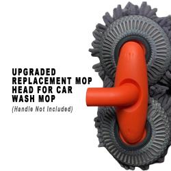 Upgraded Replacement Car Wash Mop Head Spare Brush Head Only, Handle Excluded