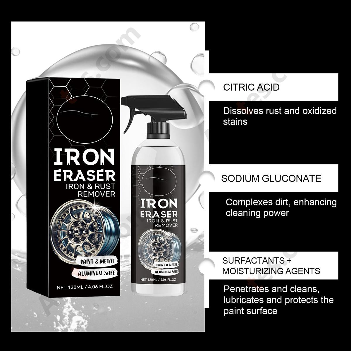 Wheel Hub Cleaning Spray Remove Brake Dust Rust Oxidation for Car Wheel Rim Maintenance