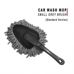 Car Wash Mop Small Grey Standard Brush Soft Microfiber No‑scratch Vehicle Cleaning Tool