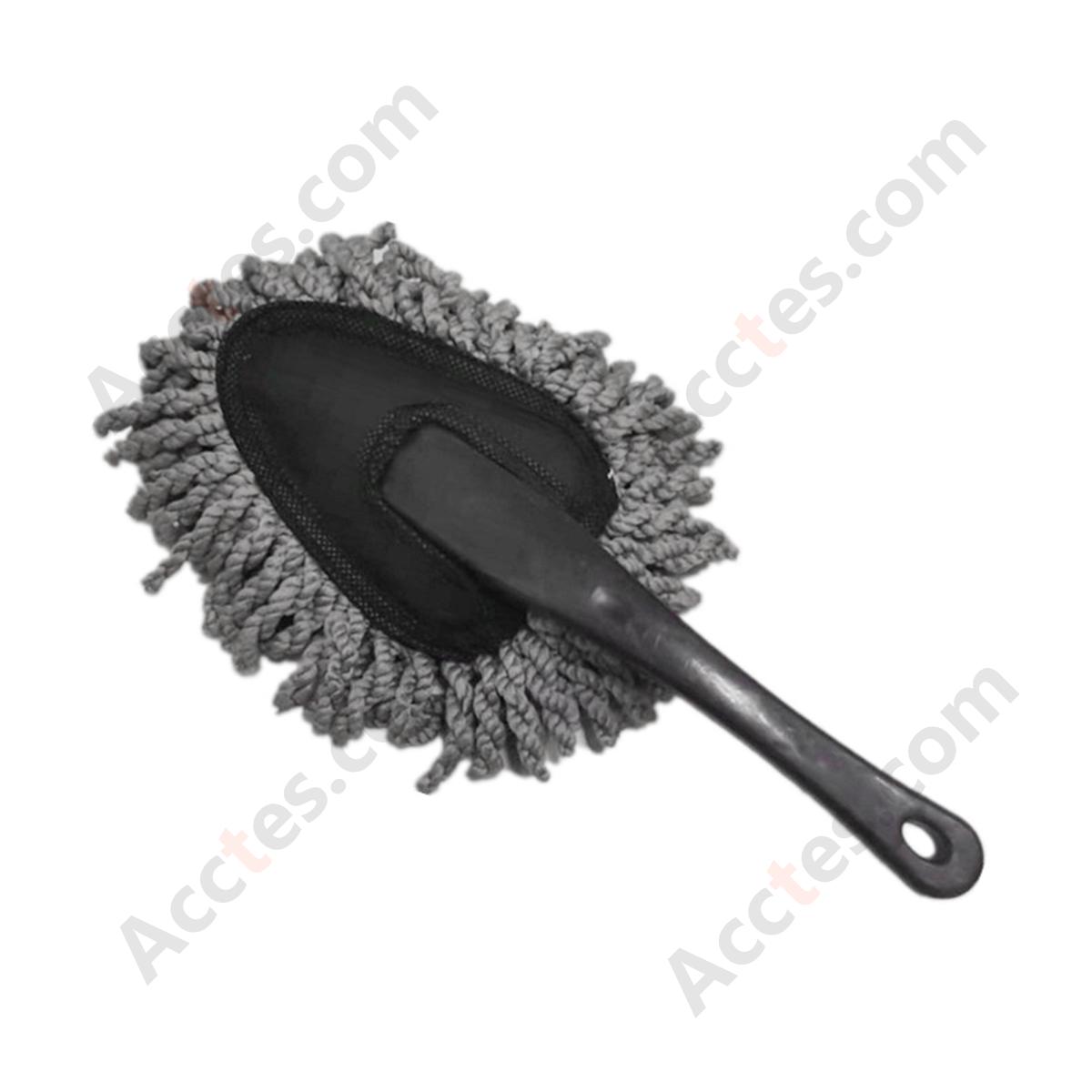 Car Wash Mop Small Grey Standard Brush Soft Microfiber No‑scratch Vehicle Cleaning Tool