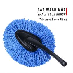 Dense Fiber Small Blue Car Wash Mop Brush Soft Microfiber Scratch‑Resistant Car Cleaning Tool