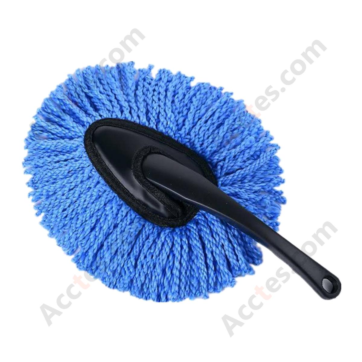Dense Fiber Small Blue Car Wash Mop Brush Soft Microfiber Scratch‑Resistant Car Cleaning Tool