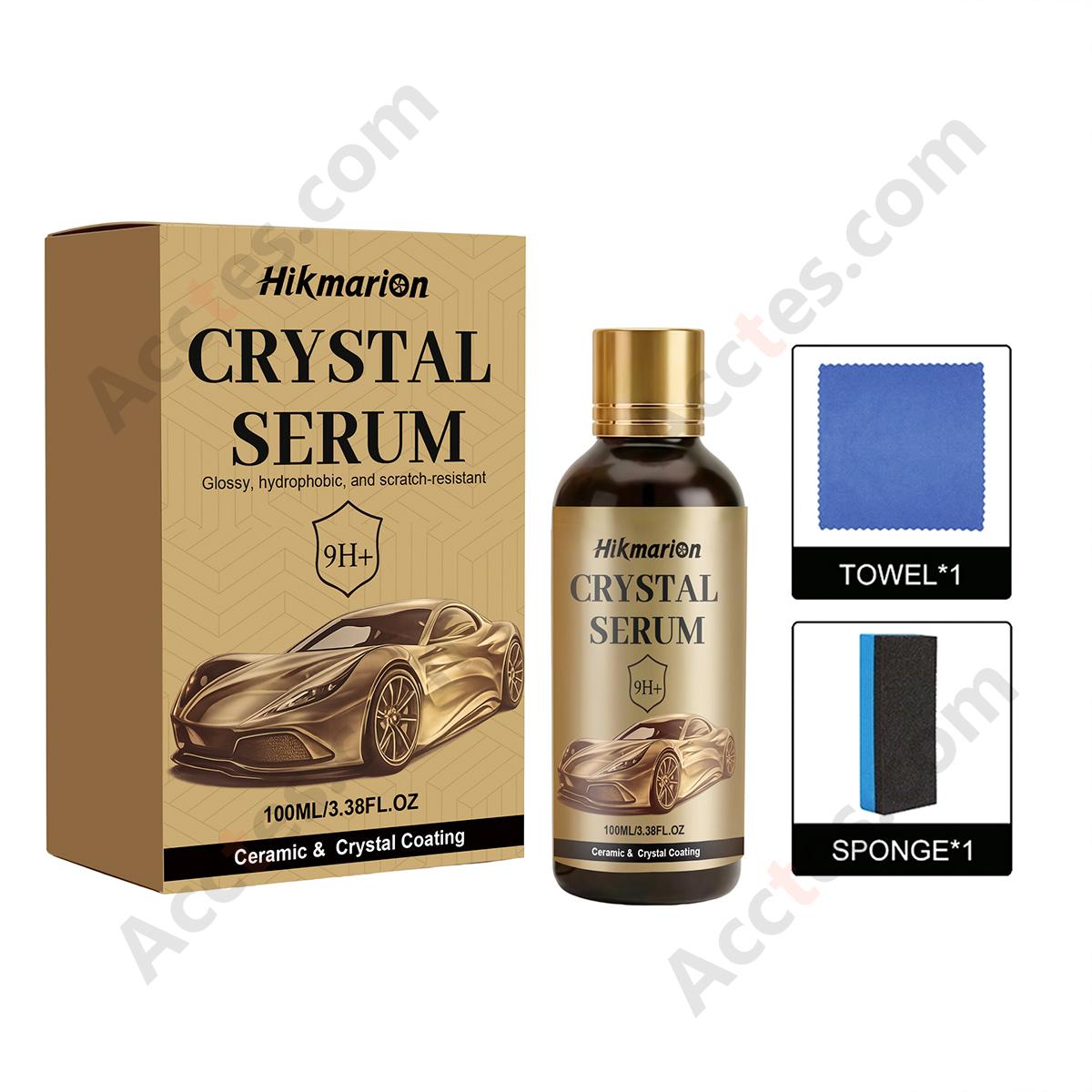 Car Ceramic Coating Kit 100ml Paint Sealant Agent with Towel Sponge Vehicle Paint Care Protection Set