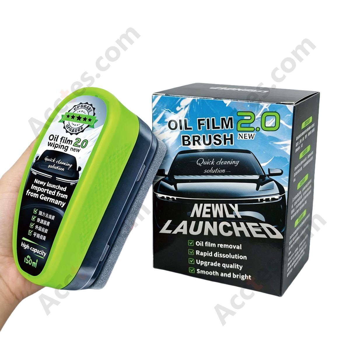 150ml Large Capacity Car Glass Oil Film Remover Pad English Retail Box Windshield Cleaning Tool