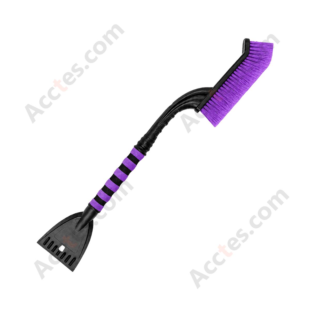 Purple Multi‑Functional Car Snow Shovel Ice Scraper Winter Windshield Snow Frost Removal Tool