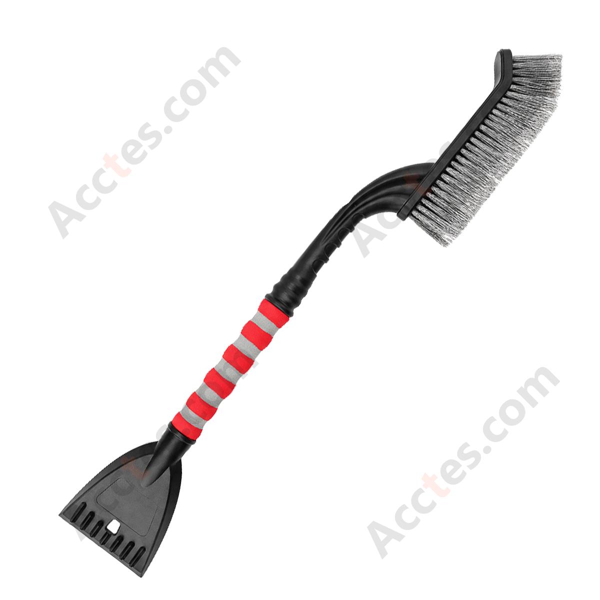 Red‑Grey Multi‑Functional Car Snow Shovel Ice Scraper Winter Windshield Snow Ice Removal Accessory