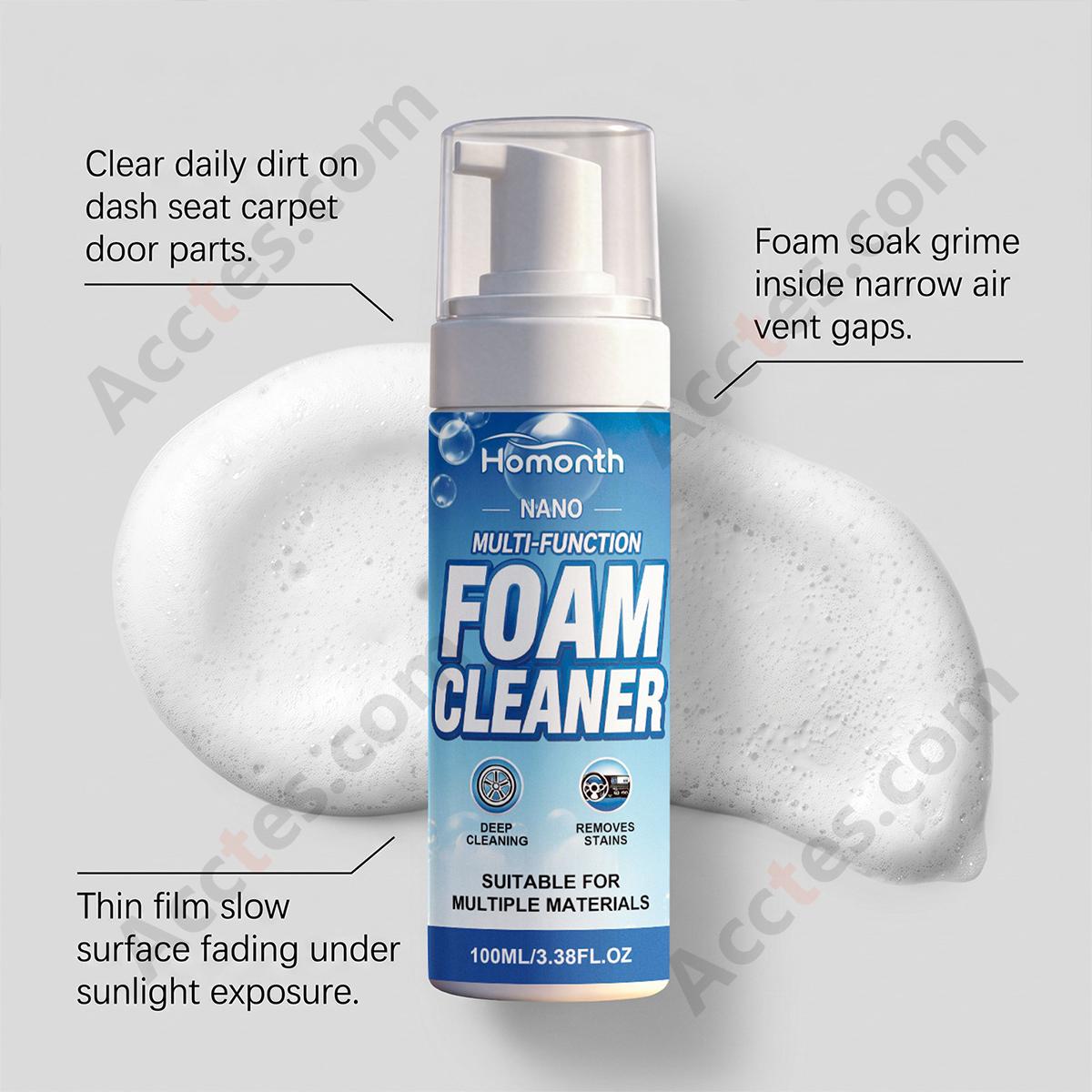 Multi‑Purpose Foam Cleaner for Car Interior Exterior Stain Dirt Removal Cleaning Spray