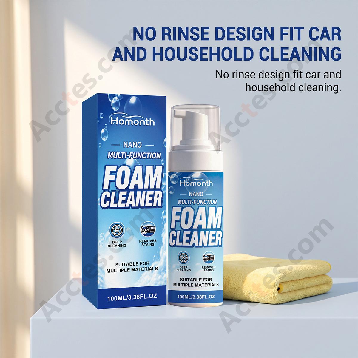 Multi‑Purpose Foam Cleaner for Car Interior Exterior Stain Dirt Removal Cleaning Spray