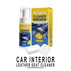 Car Interior Leather Seat Cleaner Foam Stain Dirt Remover for Auto Leather Seats Care