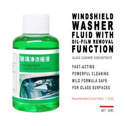 Car Windshield Washer Fluid Oil Film Remover Windshield Glass Cleaning Liquid for Vehicle