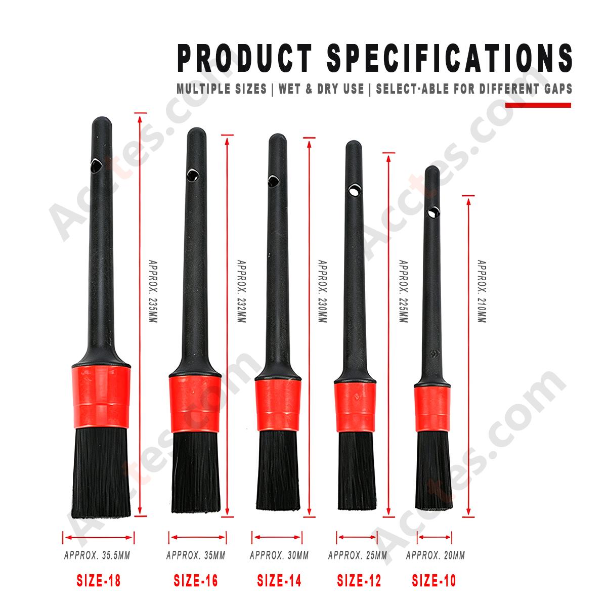 Car Detail Cleaning Brush Multi‑Purpose for Air Vent Gap Interior Dashboard Washing Tool