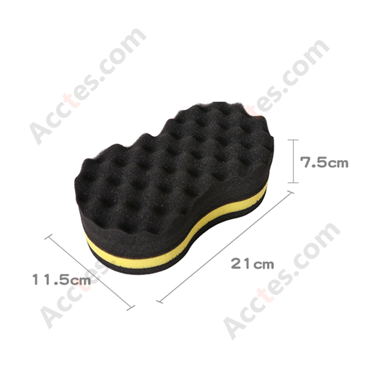 1‑Piece 3 Layer Wavy Thickened Car Wash Sponge Super Absorbent High Density Foam For Vehicle Washing