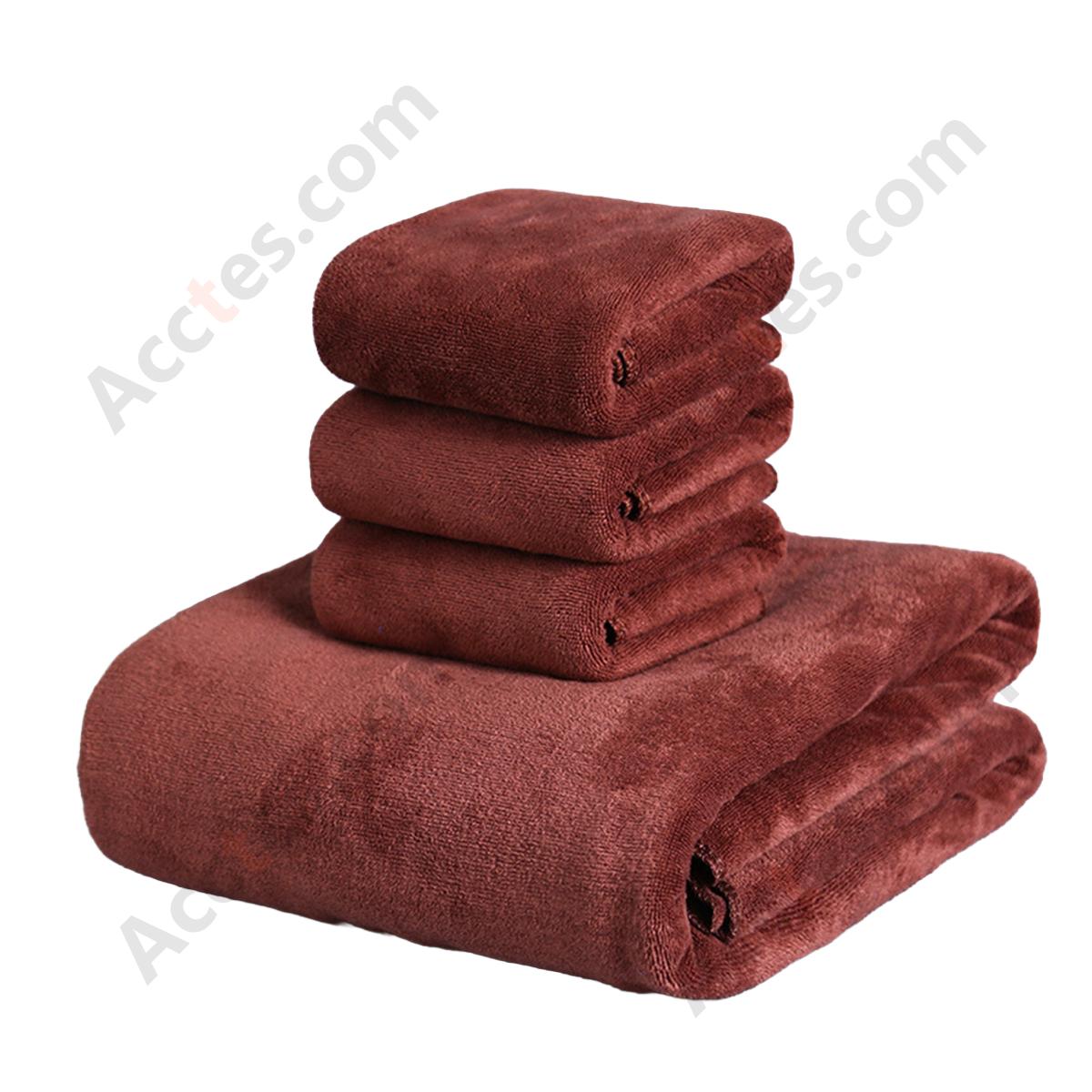 Coffee Color Medium‑Thick Microfiber Car Towel Super Absorbent Cleaning Cloth for Vehicle Drying Wash