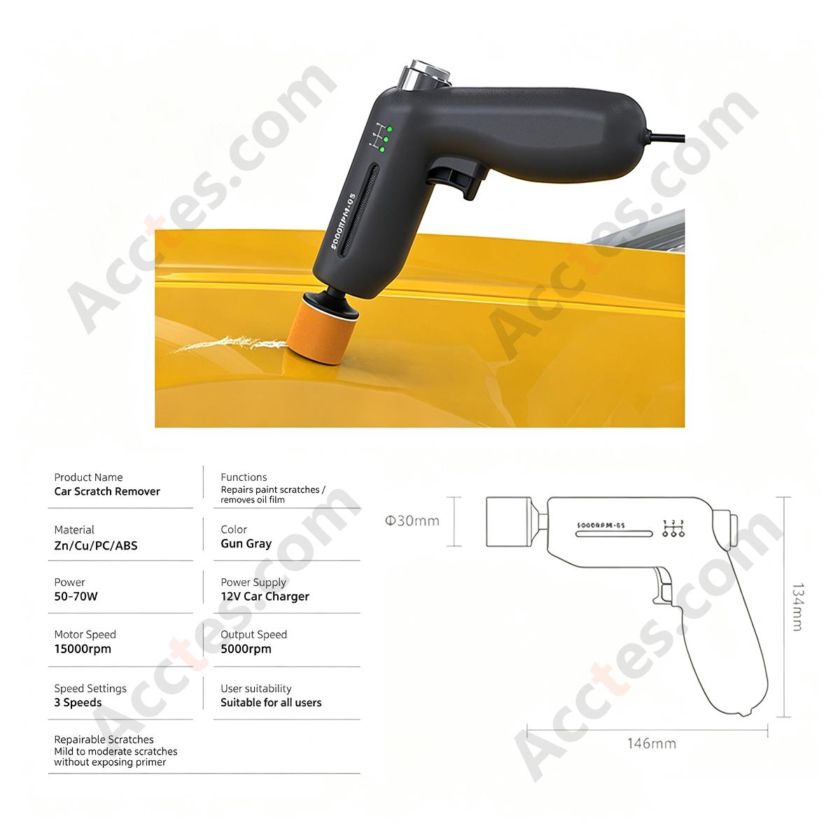 5th Generation Basic Model Car Polisher Machine Paint Scratch Remover For Auto Detailing