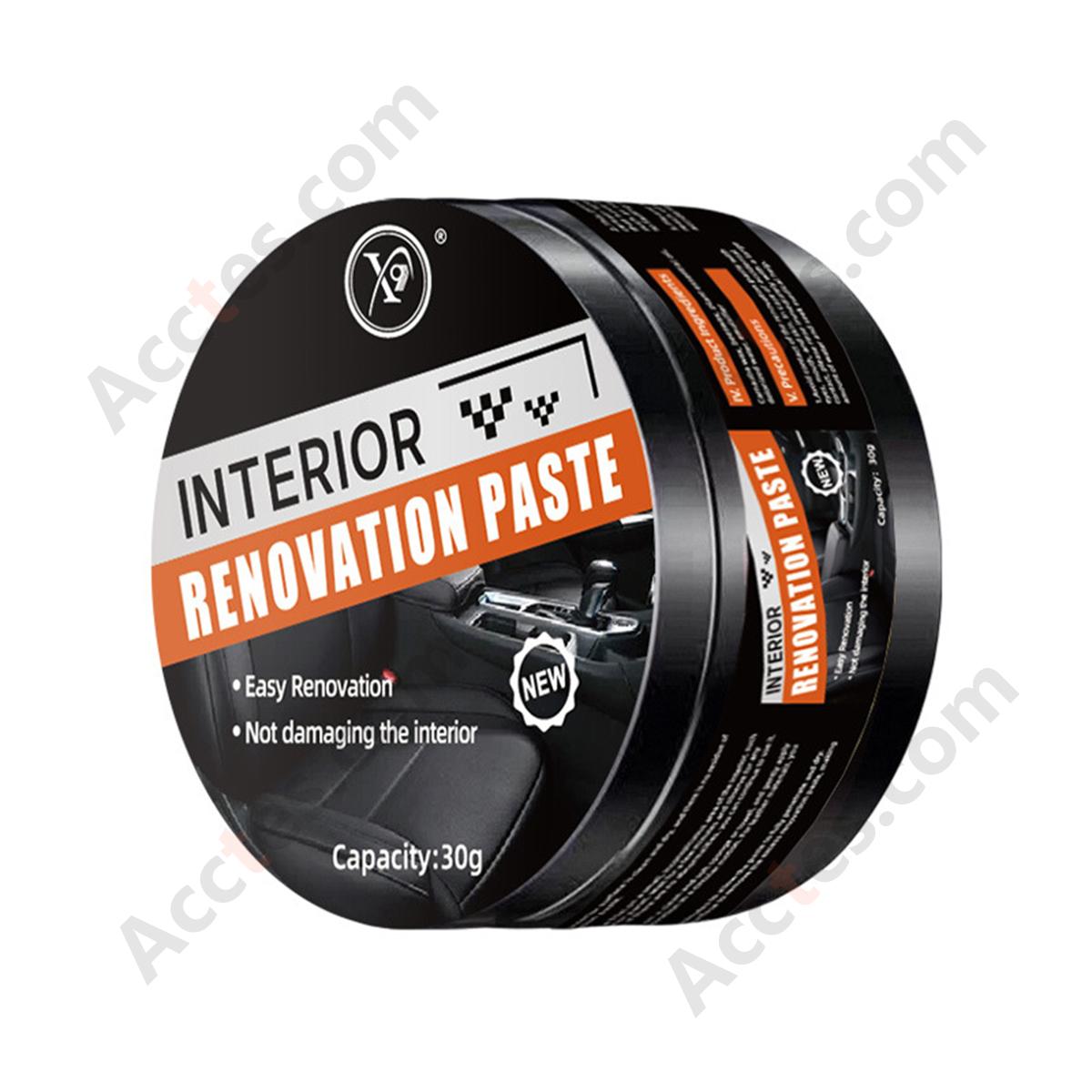 30g Car Interior Shine Cream Leather Dashboard Plastic Refurbish Paste English Packaging