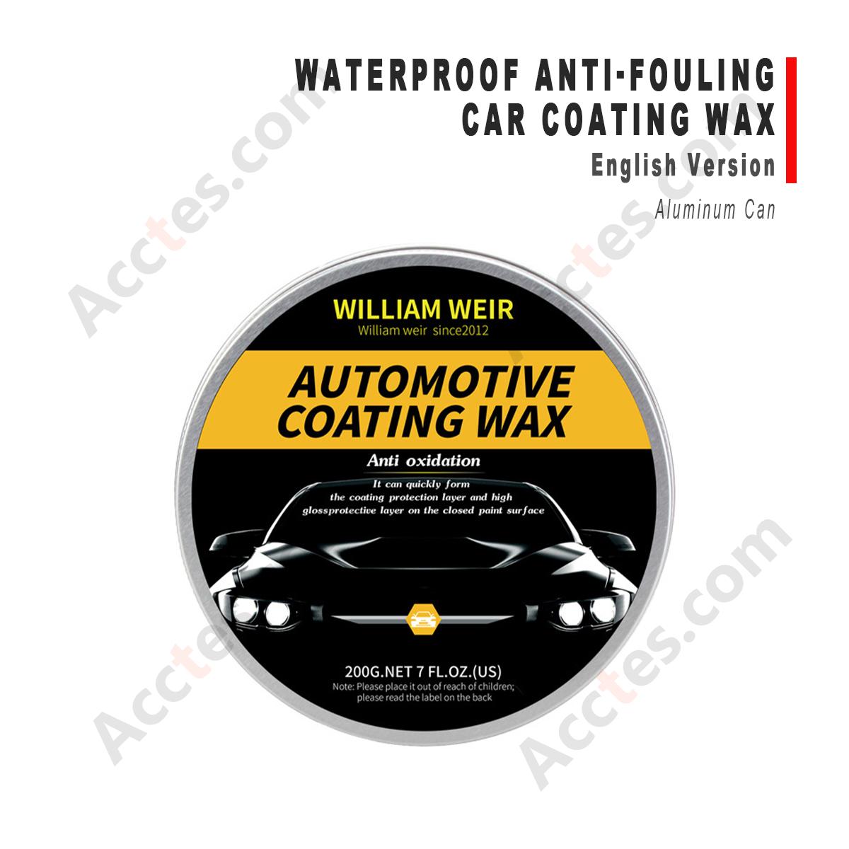 Waterproof Anti‑Fouling Car Coating Wax English Version In Aluminum Can For Auto Paint Care