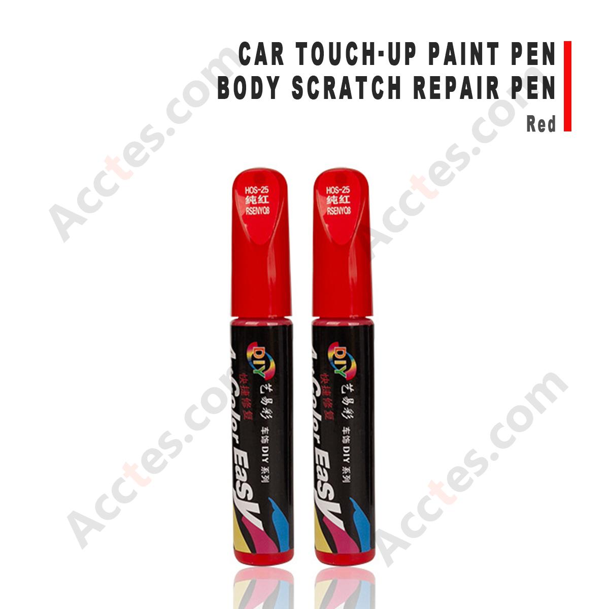 Red Car Touch Up Paint Pen Automobile Body Scratch Chip Repair DIY Paint Restoration Tool