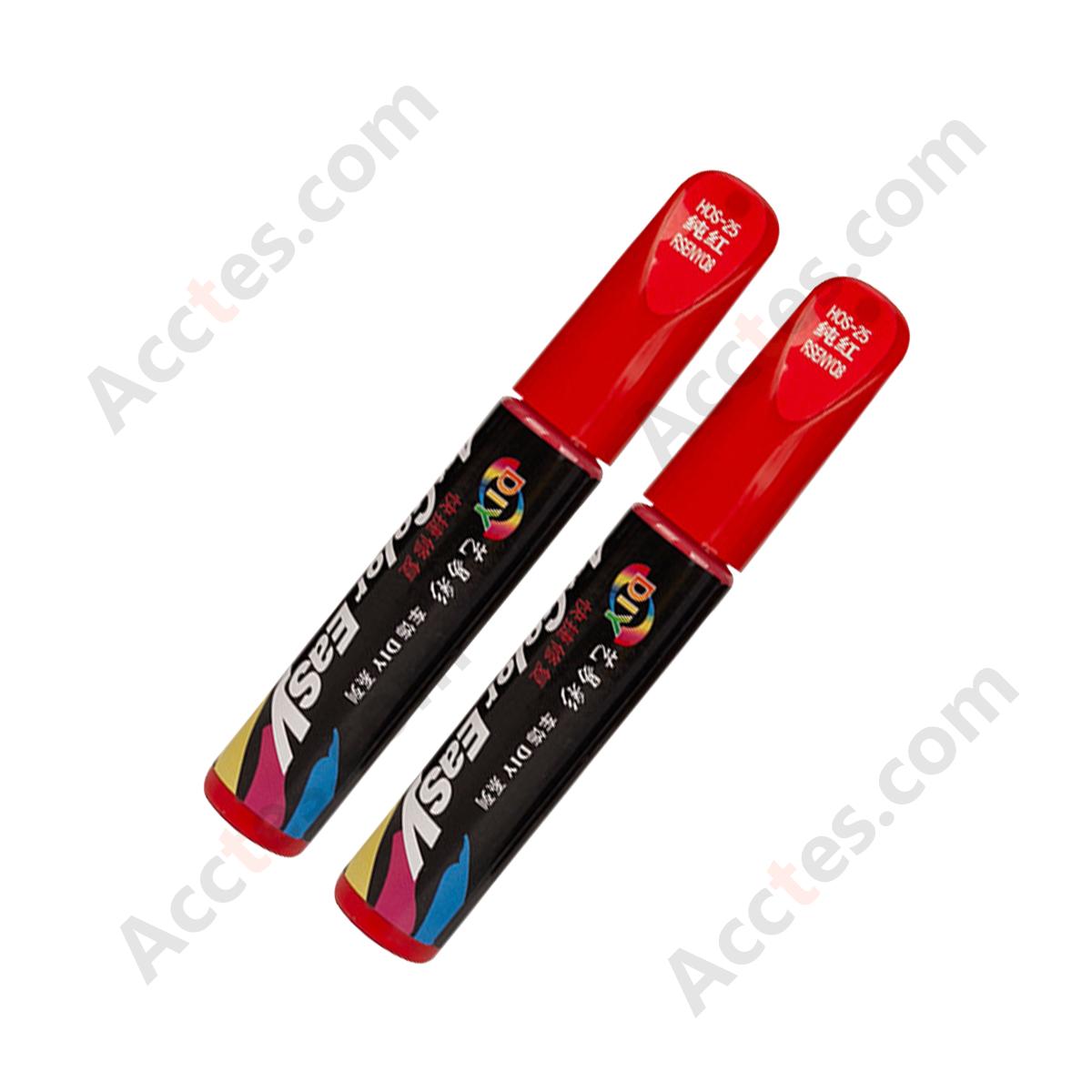 Red Car Touch Up Paint Pen Automobile Body Scratch Chip Repair DIY Paint Restoration Tool