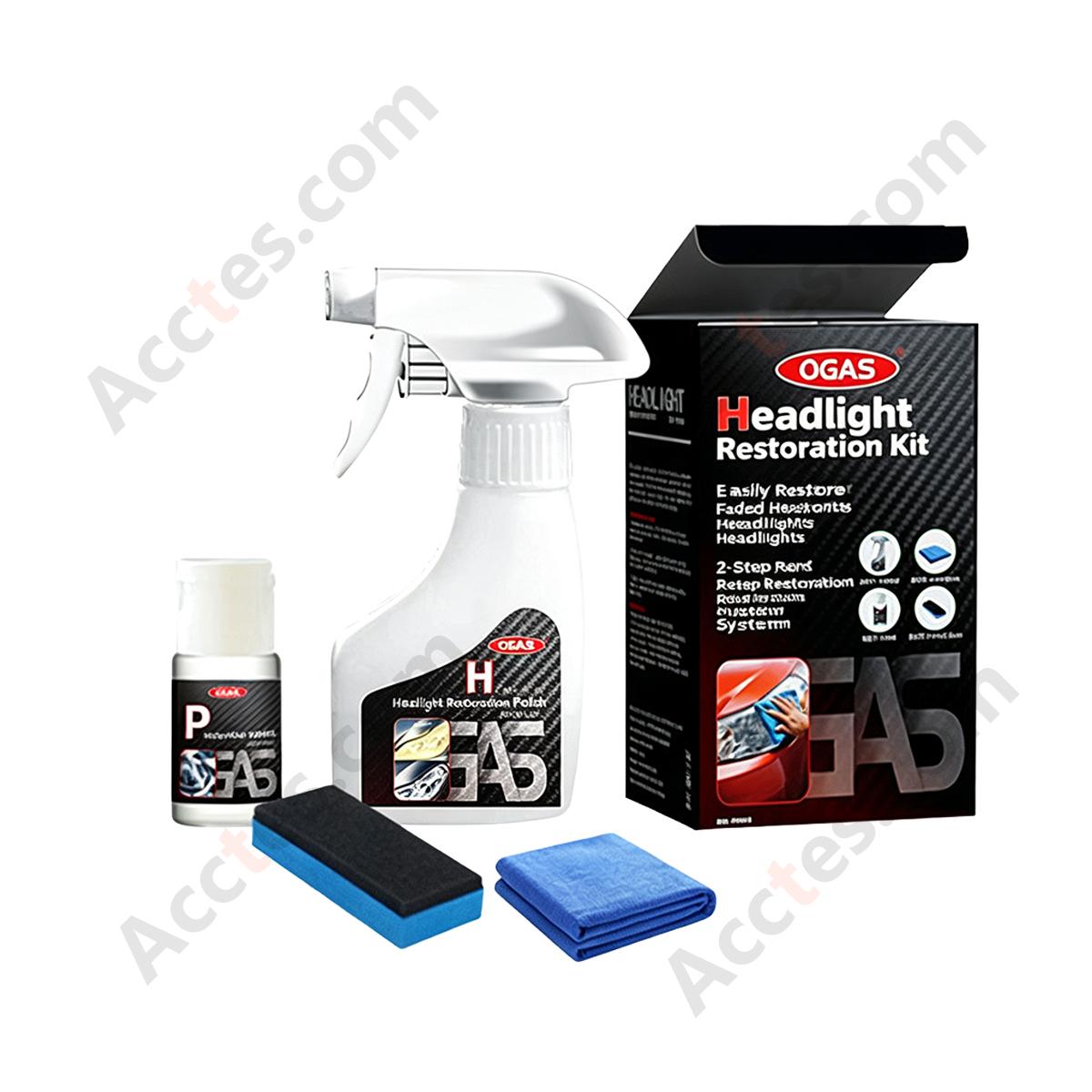 180ML Car Headlight Restoration Liquid With Coating Agent Anti‑Oxidation Lamp Lens Refurbish
