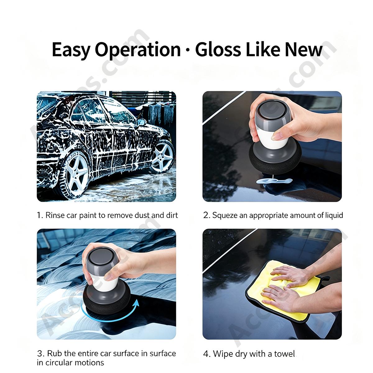 70ML Portable Car Coating Agent With Wax Applicator For Auto Paint Surface Maintenance