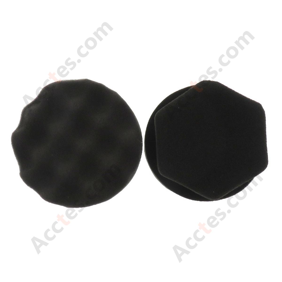 Black Wavy Hand Polishing Sponge Pad For Manual Car Paint Polishing Buffing Work