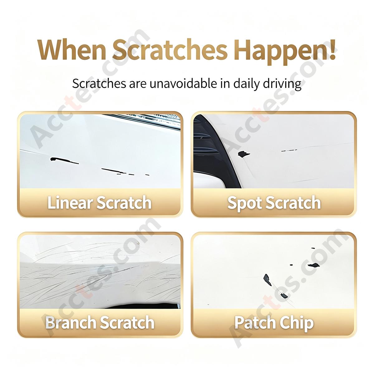 Universal Grey Car Touch Up Paint Pen Auto Body Scratch Chip Repair DIY Paint Restoration