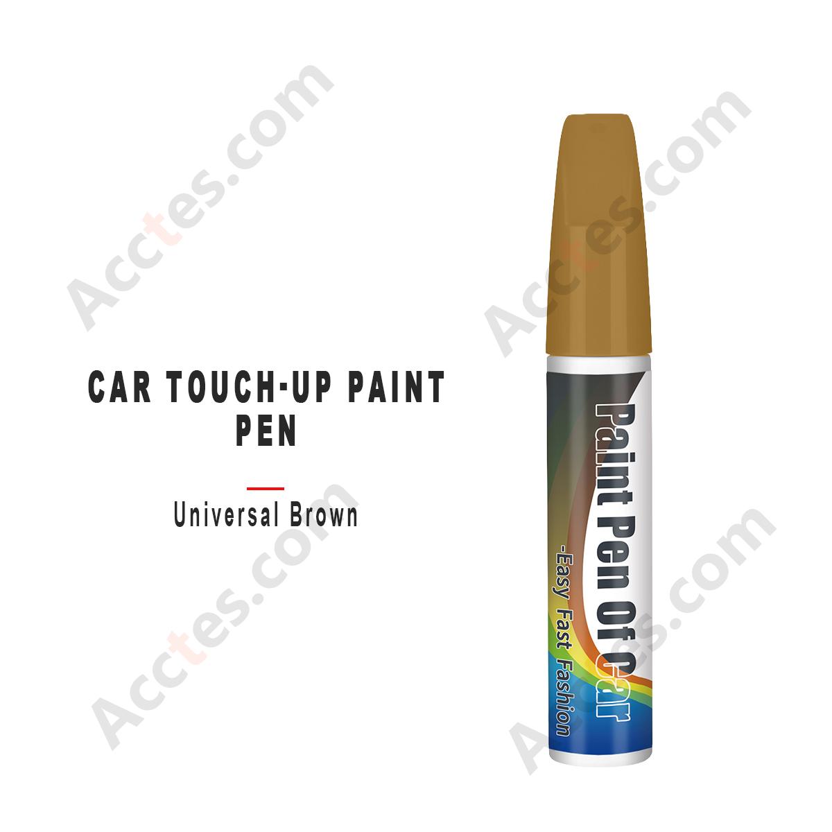 Universal Brown Car Touch Up Paint Pen Auto Body Scratch Chip Repair DIY Paint Restoration
