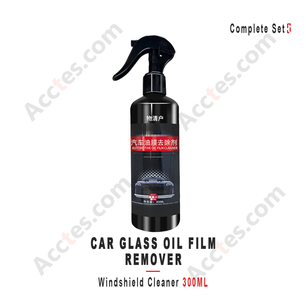 300ML Complete Set Car Windshield Glass Oil Film Remover Agent For Auto Glass Cleaning
