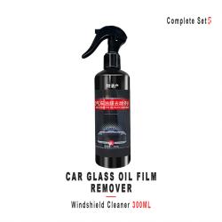 300ML Complete Set Car Windshield Glass Oil Film Remover Agent For Auto Glass Cleaning