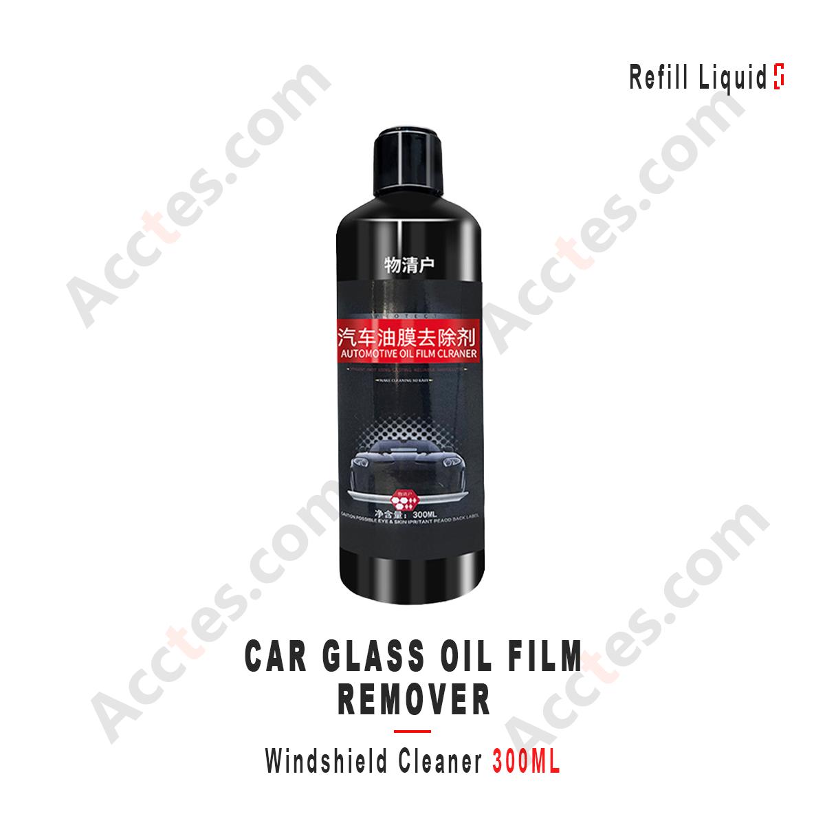 300ML Refill Liquid Car Windshield Glass Oil Film Remover Agent For Glass Cleaning