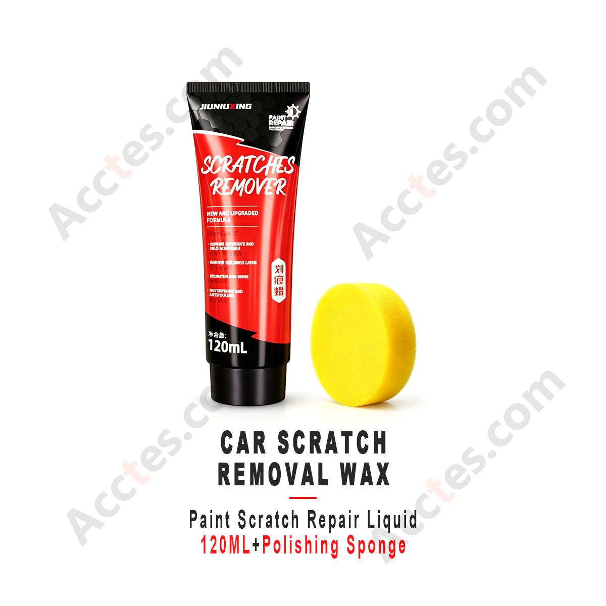 120ML Car Scratch Repair Wax Liquid With Sponge Pad For Auto Paint Scratch Removal Work