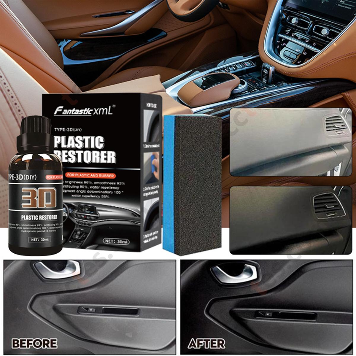 Black Car Special Interior Refurbish Agent For Plastic Rubber Parts Fading Restoration