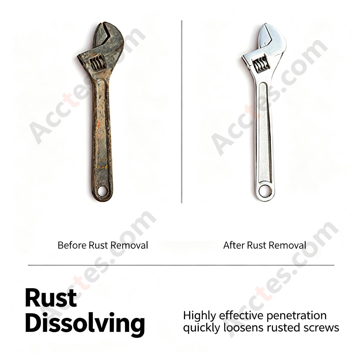 Multi‑Purpose Rust Remover Lubricant For Bolt Loosening Rust Prevention Noise Reduction